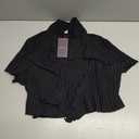 Milumia Women Tie Front Crop Tops Sexy Deep V Neck Y2k Going Out Rave Shirts, XL