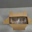 4 Pcs 4 Tier Plate Dinnerware Display Stand Acrylic Clear Plate Stand China Platters Holder Setting Racks for Kitchenware Display Cabinet Organizer