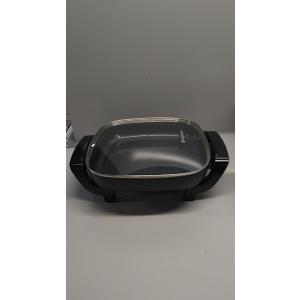 Toastmaster 12" Nonstick Electric Skillet - Deep Skillet Appliance with Glass Lid - Multipurpose Kitchen Cookware for Breakfast & More