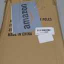 Tuszom Boat Cover Support Pole Systems with Anti-UV PE Ropes & 9" ABS Base, Highly Stable Windproof Support Pole - Adjustbale 1-1/8" in Diameter for V-Hull/Pontoon/Jon Boat Cover (2 Pack)
