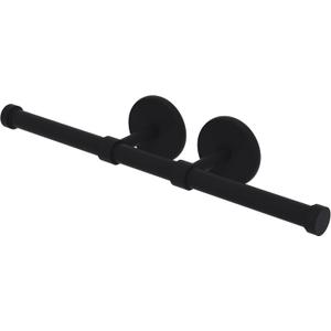 Allied Brass P1000-24-1 Prestige Skyline Collection Double Roll Tissue Toilet Paper Holder, Matte Black
