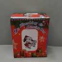 Twerking Dog Toy Booty Shaking Walking Santa Claus Puppy Musical Animated Christmas Plush Santa Singing and Dancing Stuffed Animals Dog-English Song