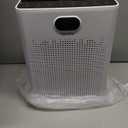 Air Purifiers for Home, PM 2.5 Air Quality Monitor Cover Up to 2200 Ft with Pet mode, Timer, HEPA Air Purifier with Washable Pre-filter, Fragrance Sponge for Smoke, Odor, Dander, Pollen (Black)