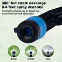 30pcs Drip Irrigation Emitters, 360 Adjustable Irrigation Drippers Sprinklers for 1/4" Tubing 0-3ft Spray Distance Garden Drippers Sprayer Heads for House Garden Watering Drip System Fittings