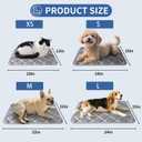 Dog Bed Mat, Soft Foam Kennel Pad Washable Pet Dog Crate Pad with Anti-Slip Bottom for Small/Medium Dogs, Grey 35"x24" (Gray)