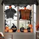 2 Pack Hanging Pumpkin Ghosting, Pumpkin Decorations with Head, for Tree Porch Garden Party Indoor Decor (17.72x19.71in)