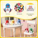 Gejoy 25 Pcs Mini Duck Figures Motivational Message Duck Gift Inspirational Animals Decorations for Graduation Birthdays Employee Gifts Dollhouse Decor