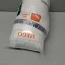 MEGO Fluffy Faux Rabbit Fur Bean Bag Chair Cover(No Filler), Luxury Plush Fuzzy Striped Stuffed Animal Storage Beanbag, 3FT Large Furry Ribbed Floor Lounger for Bedroom Living Room, Anti-Slip, Black (Large(38"x38"x40"))