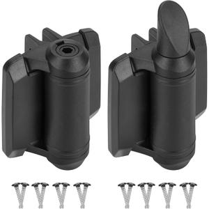 Self Closing Heavy Duty Gate Hinges, Adjustable Spring Tension, Enhanced Safety Cap, Durable and Weather-Resistant, Gate Goor Hinges for Wooden Gate, Vinyl, Metal Gates, Black Self Closing Heavy Duty Gate Hinges, Adjustable Spring Tension, Enhanced Safety Cap, Durable and Weather-Resistant, Gate Goor Hinges for Wooden Gate, Vinyl, Metal Gates, Black