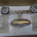Moen YB5162BG Voss 2-Light Dual-Mount Bath Bathroom Vanity Fixture with Frosted Glass, Brushed Gold