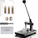 PYY Corner Rounder Punch Cutter - Round Edge Paper Cardstock Laminate Business Card Photo Crafting Tool Machine | 3 Dies R4mm R6mm R10mm Blades | Max 30mm/1.2" Cutting Thickness | Heavy Duty A3 Steel