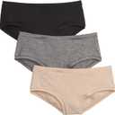 GAP Women's 3-Pack Stretch Cotton Hipster (Medium, Multi)