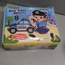 Cocojeci Police Costume for Kids,Police Officer Costume for Girls,Halloween Costumes for Kids Ages 5-10,Toddler Cop Costumes