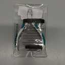 Cuticle Trimmer with Non-Slip Grip Handle Professional Stainless Steel Cuticle Cutter Sharp Blades Double Spring Cuticle Nippers for Nail Care Pedicure Manicure Nail Tools (White Green Grip Handle)