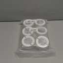 6-Pack Stove Knob Safety Covers - Gas Oven Knob Locks for Diameter Under 2.7 inch, Heat Resistant & Adhesive Base (Clear) (transparent)