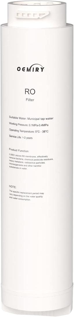 Countertop Reverse Osmosis Water Filter Replacement for OM-ROF01 / OM-ROF01-1 / OM-ROF02, RO Replacement Filter, Lasts Up to 1-2 Years, 1 Pack