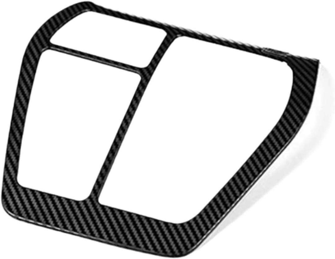 RTYLOPVM Car Central Console Gear Shift Panel Cover Trim Compatible for Toyota RAV4 XA50 2019 2020 2021 2022 2023 2024 RAV 4 Hybrid Accessories(Carbon Fiber)