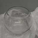 CYS EXCEL Glass Bubble Bowl (H-7.5" W-10", Approx. 2 Gal.) Multiple Size Choices Fish Bowl Vase Glass Round Bowl Terrarium Globe Flower Vase Centerpiece