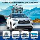 Wonderdriver Lockable Roof Rack Cross Bars 260lbs Fit for Toyota Highlander 2020-2026 XLE Limited Platinum Hybrid, Aluminum Crossbars Rooftop Luggage (Not for Grand Highlander)