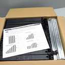 Mavivegue Bookcase, 18-Cube Extra Large Book Shelf, DIY Cube Storage Organizer for Bedroom, Living Room, Home Office - Black