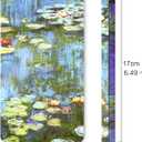 40Pcs Empty Half Pans with Magnetic Stripe Watercolor Paint Travel Tin Palette Case, Artist Paints Half Pan Kits for DIY Watercolor Oils or Acrylics Painting Art Drawing Oil Painting Pond