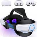 for Meta Quest 3S/Quest 3/Quest 2 Head Strap with Upgraded Soft Cushion Pad  Adjustable Comfortable Lightweight VR Headset Strap, VR Accessories Enhanced Support, Elite Strap Replacement