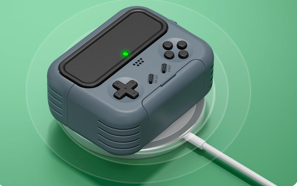 Inesore for Airpods Pro 3 Case Cover, Lock for Airpod Pro 3 (2025), Classic Cool Funny Game Console Hard Airpods Pro 3 Case for Men Boy(Black)