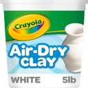Crayola Air Dry Clay (5lbs), Teacher Supplies, Natural White Modeling Clay for Kids, Sculpting Material, Bulk Craft Supplies for Art Classrooms