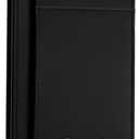 Travelambo Slim Wallet Front Pocket Minimalist Leather RFID Blocking Medium Size (CH Black)
