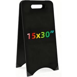 newnewshow A Frame Blackboard 15x30 Double-Sided Blackboard Sign Sandwich Menu Board for Shop, Office, Wedding