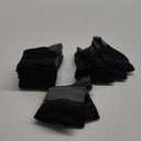 Plantar Fasciitis Sock (6 Pairs) for Men and Women, Compression Foot Sleeves with Arch and Ankle Support (Black, Large)