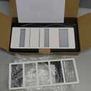 Solar Address Sign, Lighted Address Plaque Outdoor Waterproof, Illuminated RGBW Color Address Numbers, House Numbers for Home Street Mailbox Outside (6.5 IN(wall mounted))