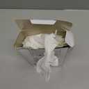 LANON Food Safe White Disposable Nitrile Gloves, Latex-Free, Powder-Free, Textured Fingertips, Cooking, Cleaning, Small