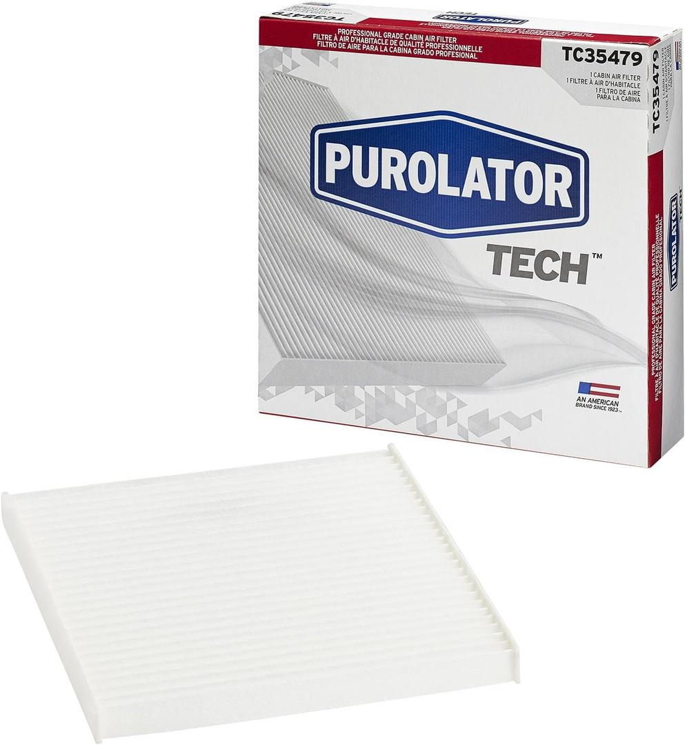 Purolator TC35479 PurolatorTECH Cabin Air Filter Compatible With Toyota Camry, Sienna, 4Runner, Prius, FJ Cruiser, Avalon, Solara, Subaru Outback, Legacy, Lexus RX350 and ES330