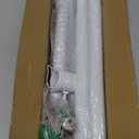 Flag Pole Holder for Outside House - 6ft Heavy Duty Metal House Flag Pole Kit, Tangle Free Spinning Flagpole for Outdoor Porch Residential Decoration - White