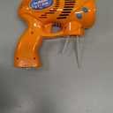 JOYIN 2 Bubble Guns with 2 Refill Solution (10 oz Total), Bubbles Maker, Blower for Kids, Toddlers, Outdoors Activity, Birthday Gift, Easter Basket Stuffers (Yellow+Orange)