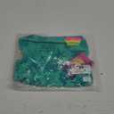 Jimmy Baha·mas Girls 1 Piece Sport Swimsuits with Cross Back Strap Colorful Fish Scales Print and Two Cute Bow Decorations, Light Green, 7