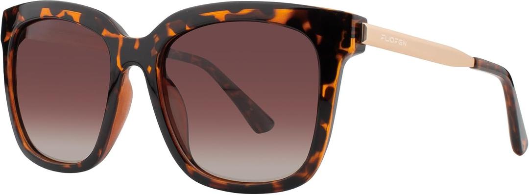 Square Polarized Womens Sunglasses Trendy - Fashion UV400 Protection Eyewear for Women shades