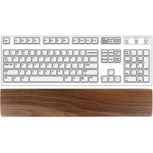 Linkidea Keyboard Wrist Rest, Full-Size Gaming Mechanical Keyboard Wrist Rest Pad, Support Cushion Pad for Office, Computer, Laptop Typing (Brown Walnut)