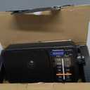 Panasonic Portable AM/FM Radio, Battery Operated Analog Radio, AC Powered, Black (RF-2400-K)