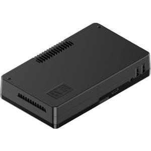 Argon ONE V5 Case Only for Raspberry Pi 5 | Casted Aluminum Pi 5 case, Expandable up to Dual M.2 NVME Drives, Built-in DAC with Microphone, Dual HDMI Port, 30mm Fan