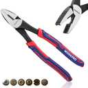 WORKPRO 8" Linesman Screw Extractor Pliers(Combination Pliers) with Unique Non-slip Jaws, Stripped Screw Remover Tool, Lineman Plier for Quickly Removal of Damaged or Rusted Fasteners