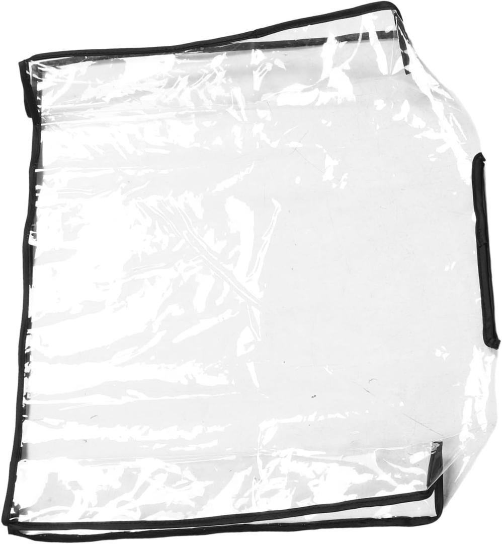 Milisten Transparent Cover Bag for Shopping Travel Home Use Stylish Raincoat Keeps Handbags