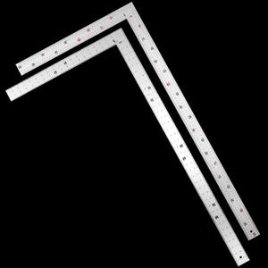 Zonon 40" x 20" Stainless Steel L Square Ruler, Extra Large Carpenter Square for Woodworking and Framing, Heavy Duty Metal L Shape Ruler with Accurate Laser Etched Markings
