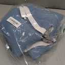 Neck Wedge Stabilizer Pillow for Sleeping to Keep Head Straight, Wedge Head Positioning Pillows for Elderly, Bedridden and Disabled, Face up Posture Sleep Upright Pillow (Blue)