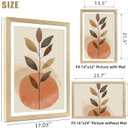 LUCKYLIFE 16x24 Frame Natural Wood, Display 14x22 with Mat or 16x24 Without Mat, Wall Hanging Poster Frames with Plexiglass Sheets, 1 Pack, Natural