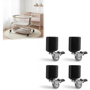 4 Pcs Replacement Wheels For Maxi Cosi Iora Bassinet | Lightweight & Easy To Install 