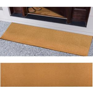 GRETJOB Long Coir Doormat, 60x15.7 Inch Artificial Blank Door Mats for Crafting, Plain Door Mat for Painting, Outdoor Large Decorative Door Rug Welcome Mat for Outside Home Entry