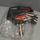 STIGA Performance 2 or 4 Player Table Tennis Set USATT Approved Rackets and 3-Star Balls 5-Ply Blade & Flared Handle Perfect for Skill Development