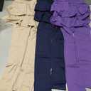 GUOGUOWU Girls School Uniform Pants Leggings with Skirts Stretch Warm Jegging 5-6 Years Size 120